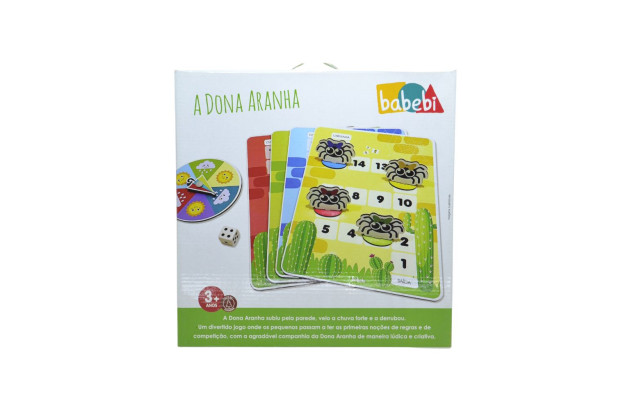 JOGO EDUCATIVO A DONA ARANHA EM MDF BABEBI