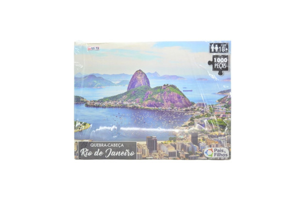 QUEBRA CABECA RIO DE JANEIRO COM 1000 PECAS 74X54CM