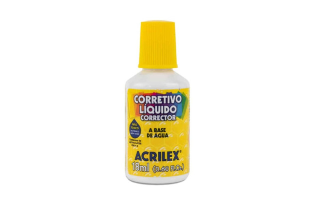 CORRETIVO LIQUIDO  18ML BRANCO 1518 ACRILEX