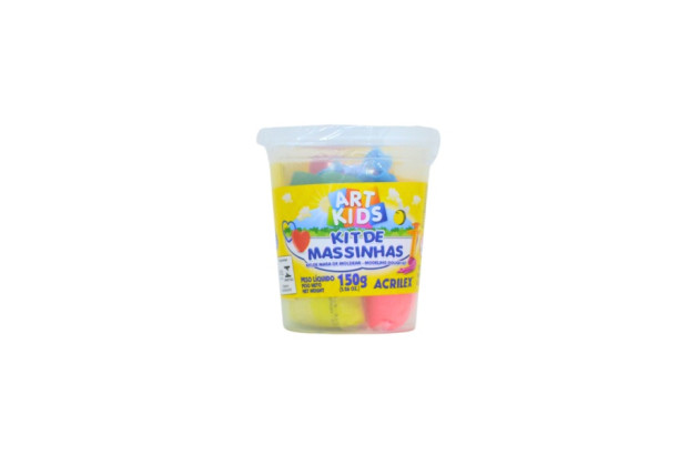 KIT DE MASSINHAS ART KIDS 150G 40001 ACRILEX