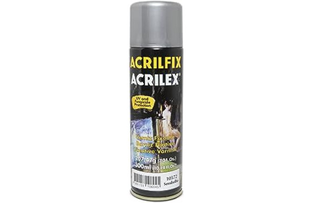 VERNIZ ACRILFIX SPRAY SEMIBRILHO 300ML 10572 ACRILEX