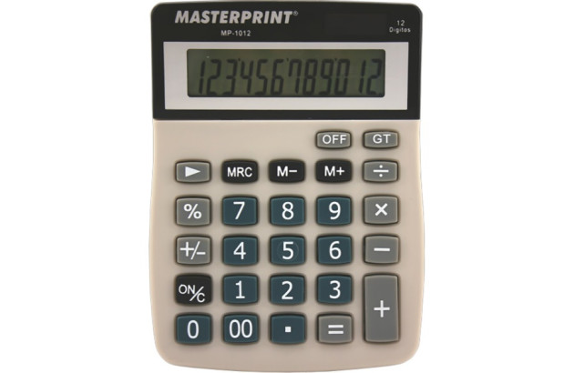 CALCULADORA DE MESA 12 DÍGITOS MP1010 - MASTERPRINT