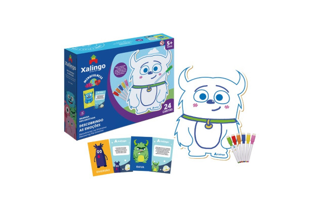 JOGO EDUCATIVO QUADRO PARA COLORIR DESCOBRINDO AS EMOCOES XALINGO